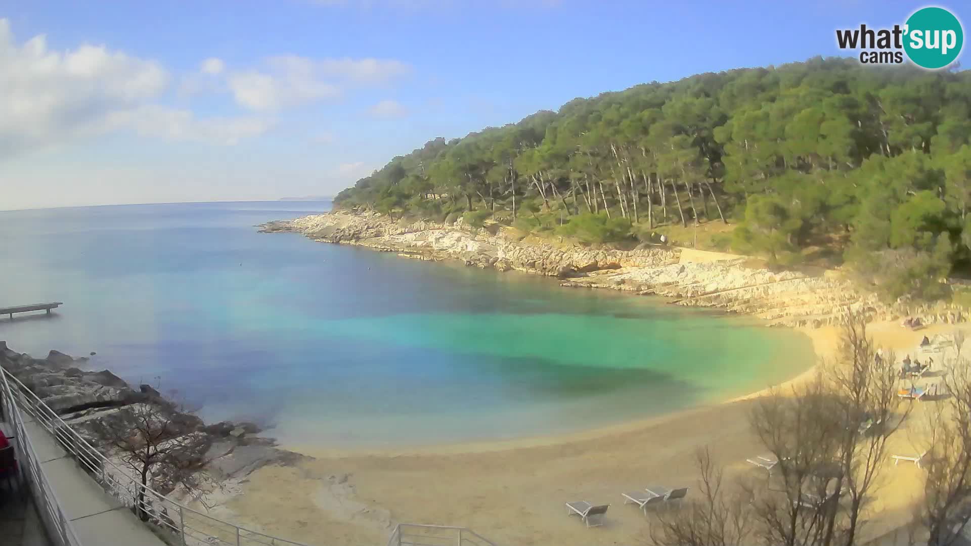 Webcam Mali Lošinj – Sunčana uvala Strand – Veli Žal