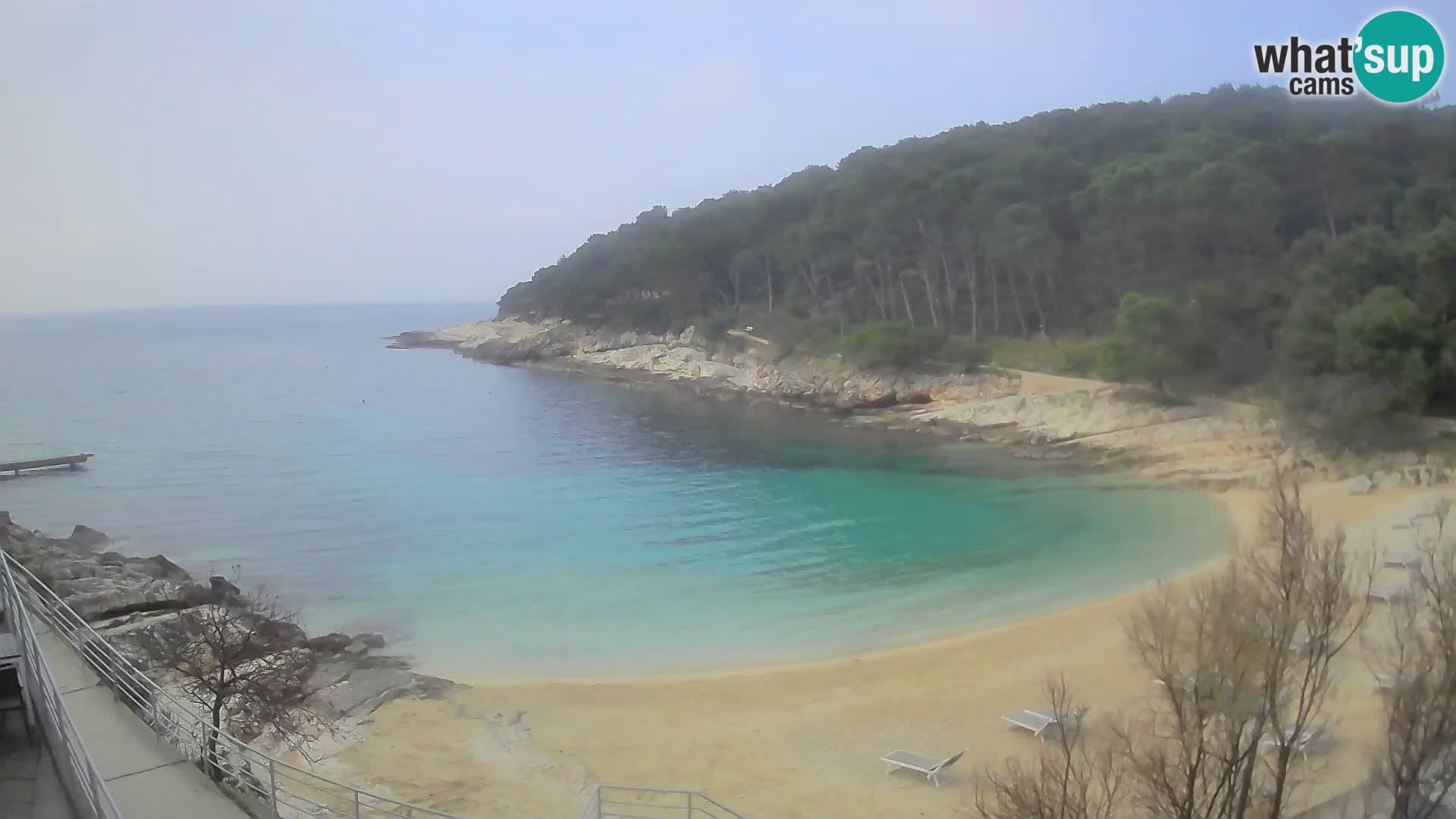 Webcam Mali Lošinj – plage Sunčana uvala – Veli Žal