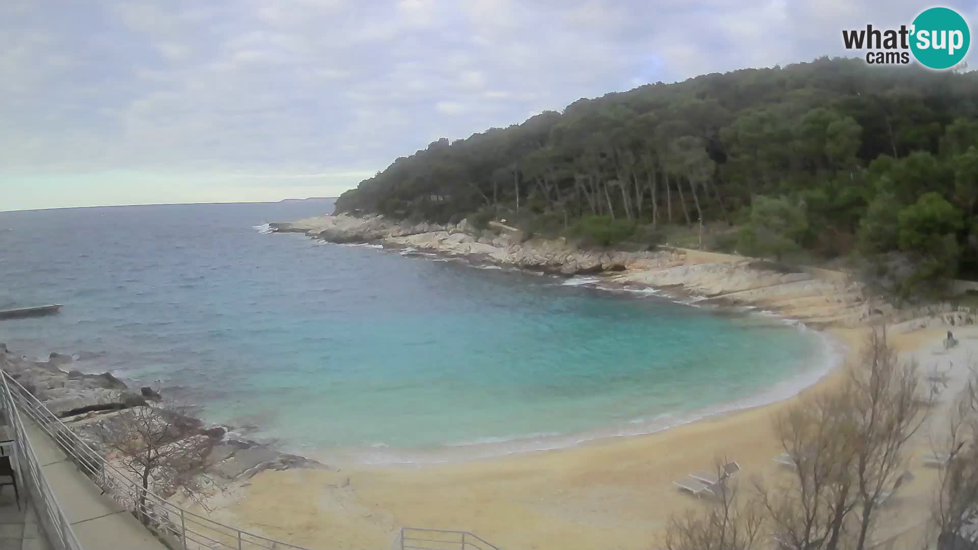 Webcam Mali Lošinj – plage Sunčana uvala – Veli Žal