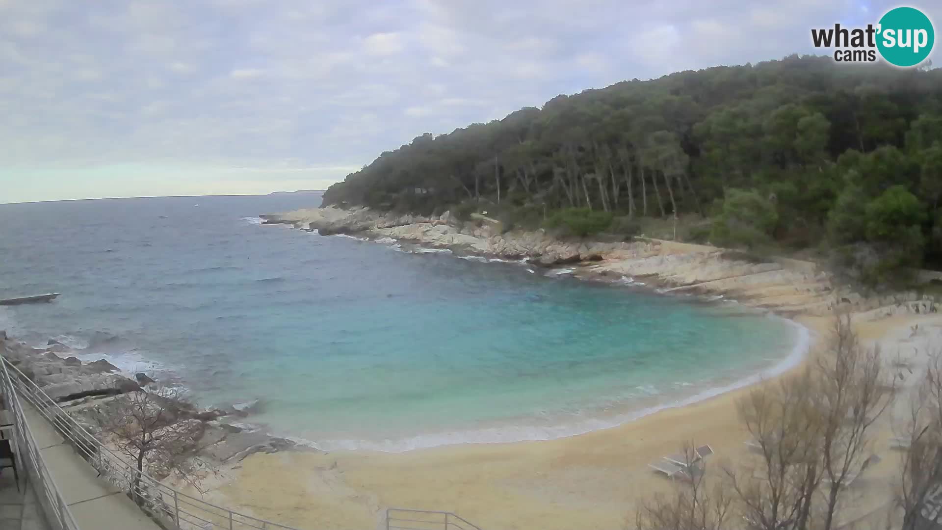 Spletna Kamera Mali Lošinj – plaža Sunčana uvala – Veli Žal