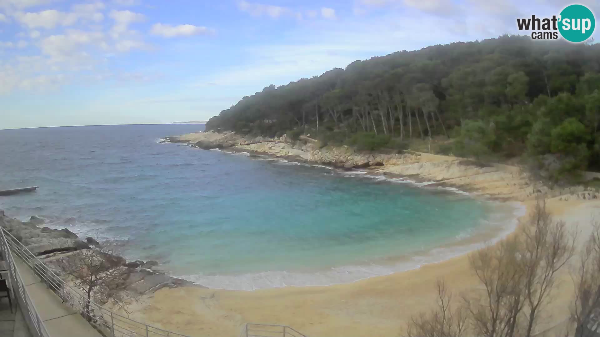 Webcam Mali Lošinj – spiaggia Sunčana uvala – Veli Žal