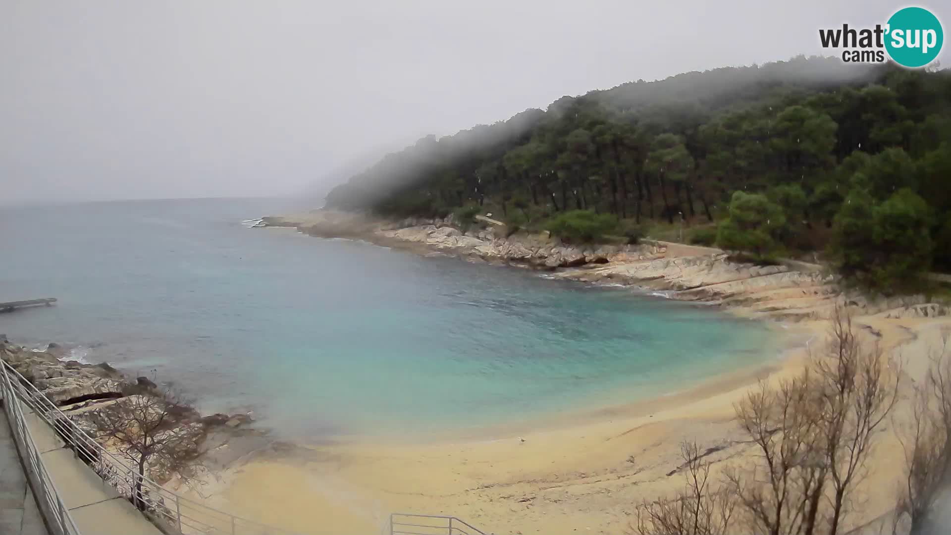 Web kam Mali Lošinj – plaža Sunčana uvala – Veli Žal