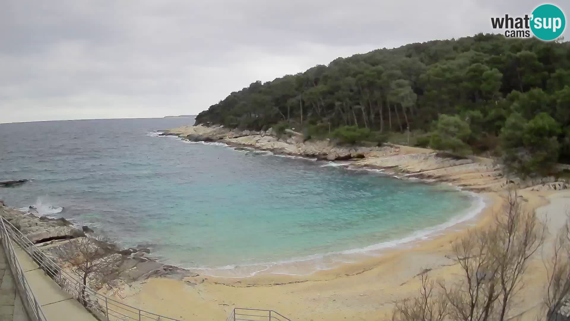 Spletna Kamera Mali Lošinj – plaža Sunčana uvala – Veli Žal