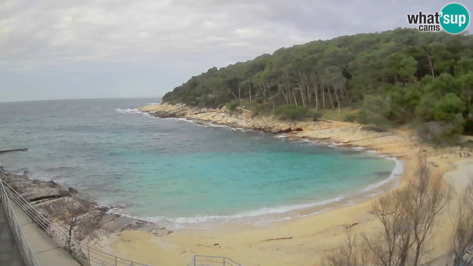 Webcam Mali Lošinj – plage Sunčana uvala – Veli Žal