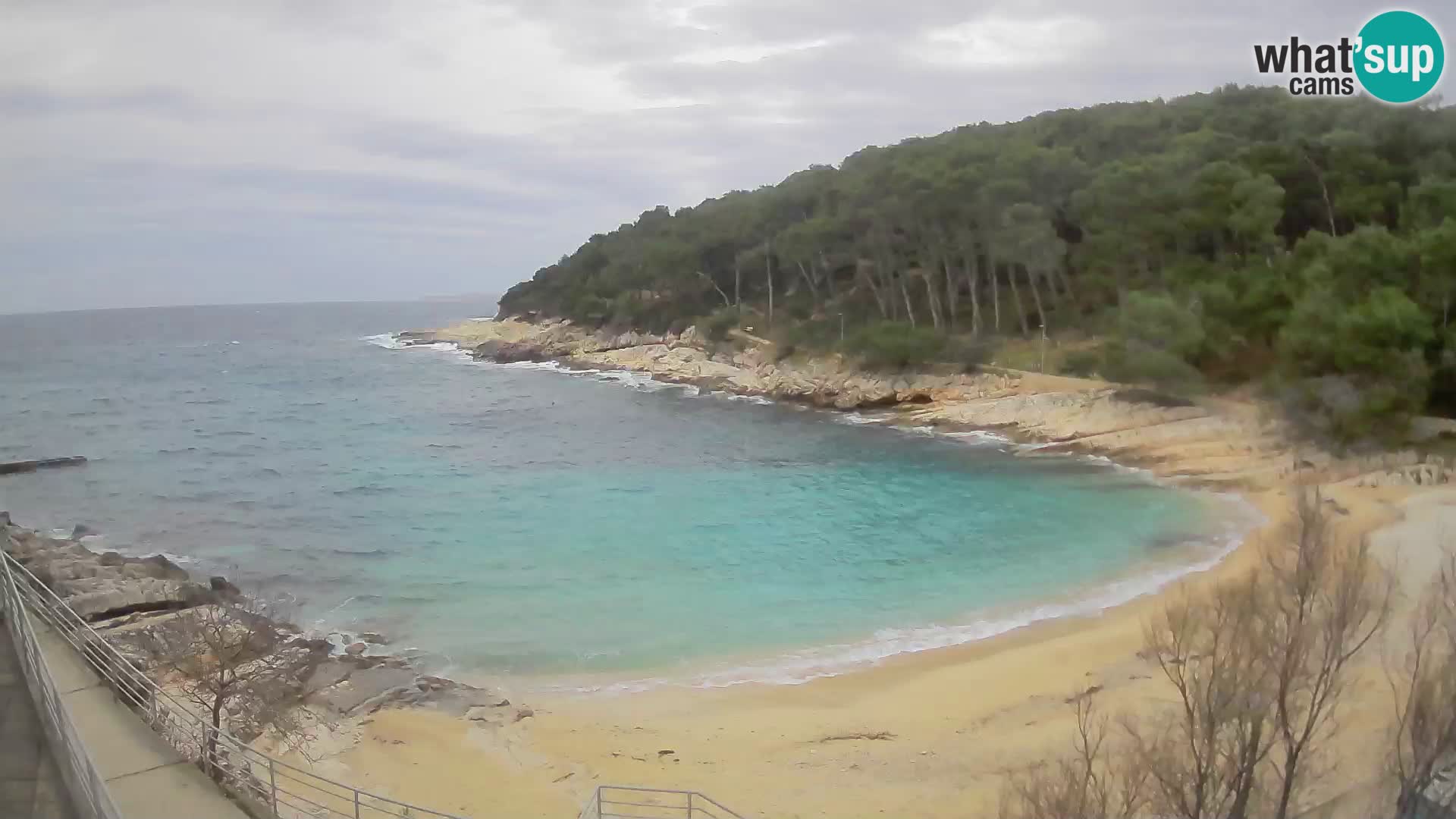 Webcam Mali Lošinj – Sunčana uvala beach – Veli Žal