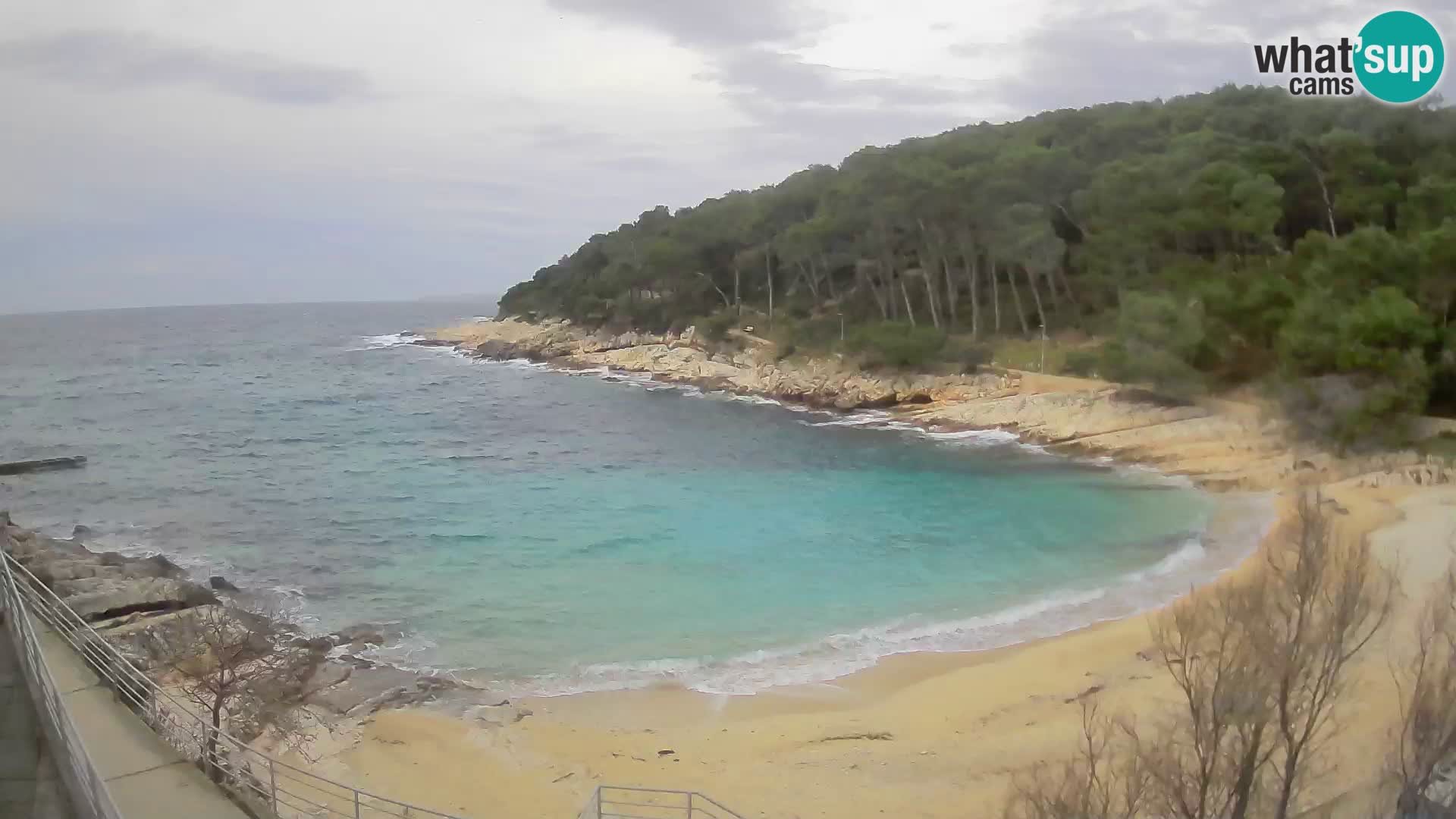 Webcam Mali Lošinj – Sunčana uvala beach – Veli Žal