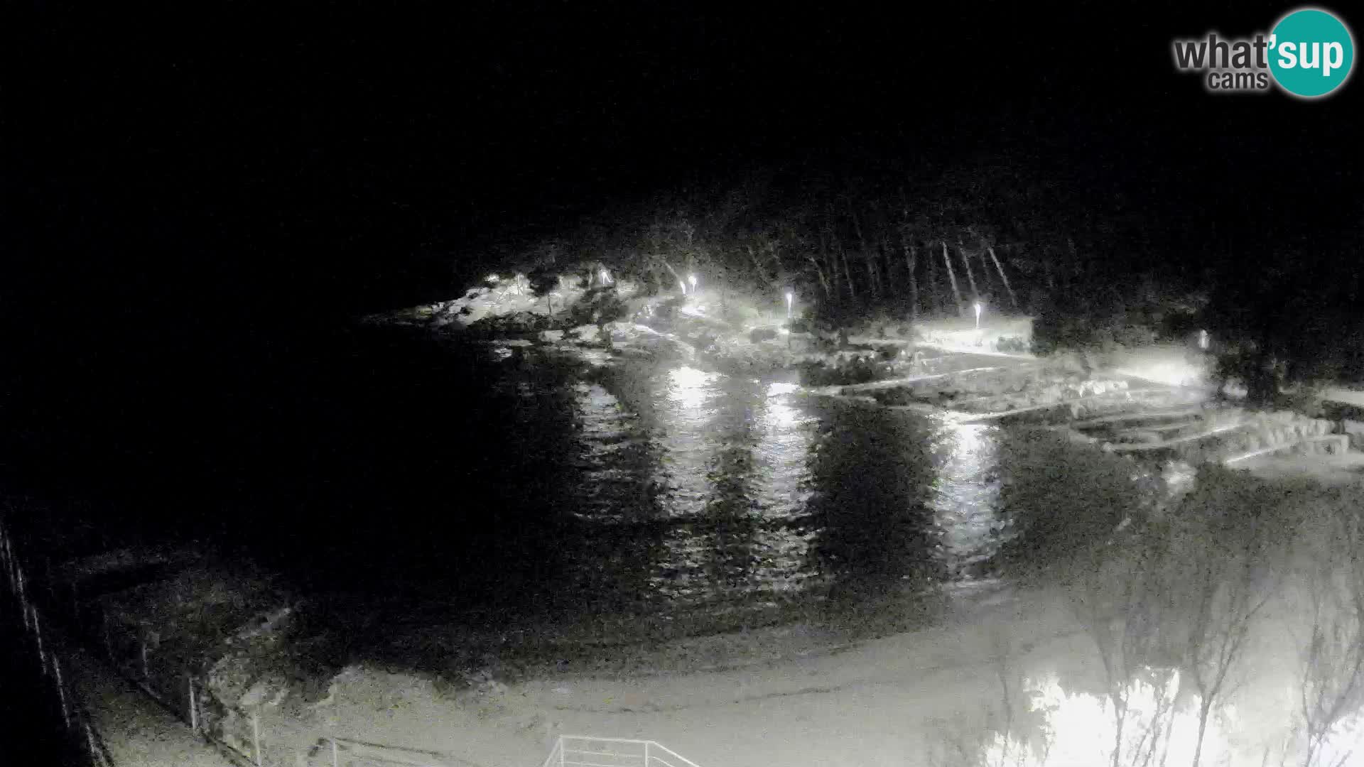 Webcam Mali Lošinj – plage Sunčana uvala – Veli Žal