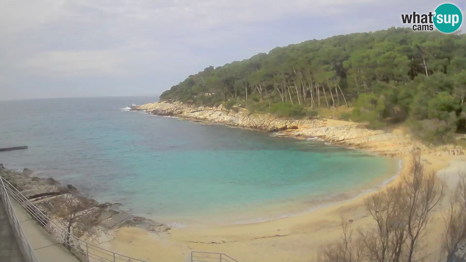 Spletna Kamera Mali Lošinj – plaža Sunčana uvala – Veli Žal