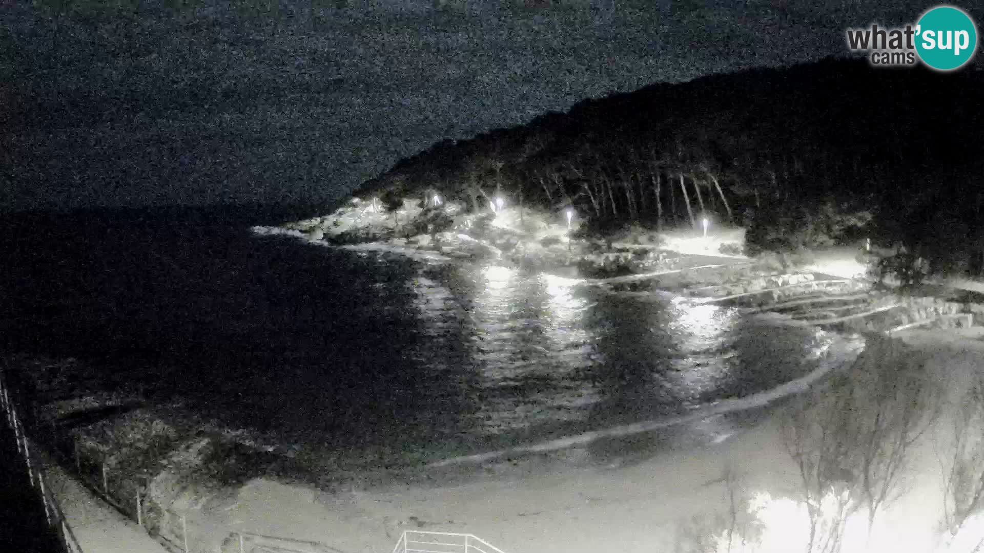 Webcam Mali Lošinj – plage Sunčana uvala – Veli Žal