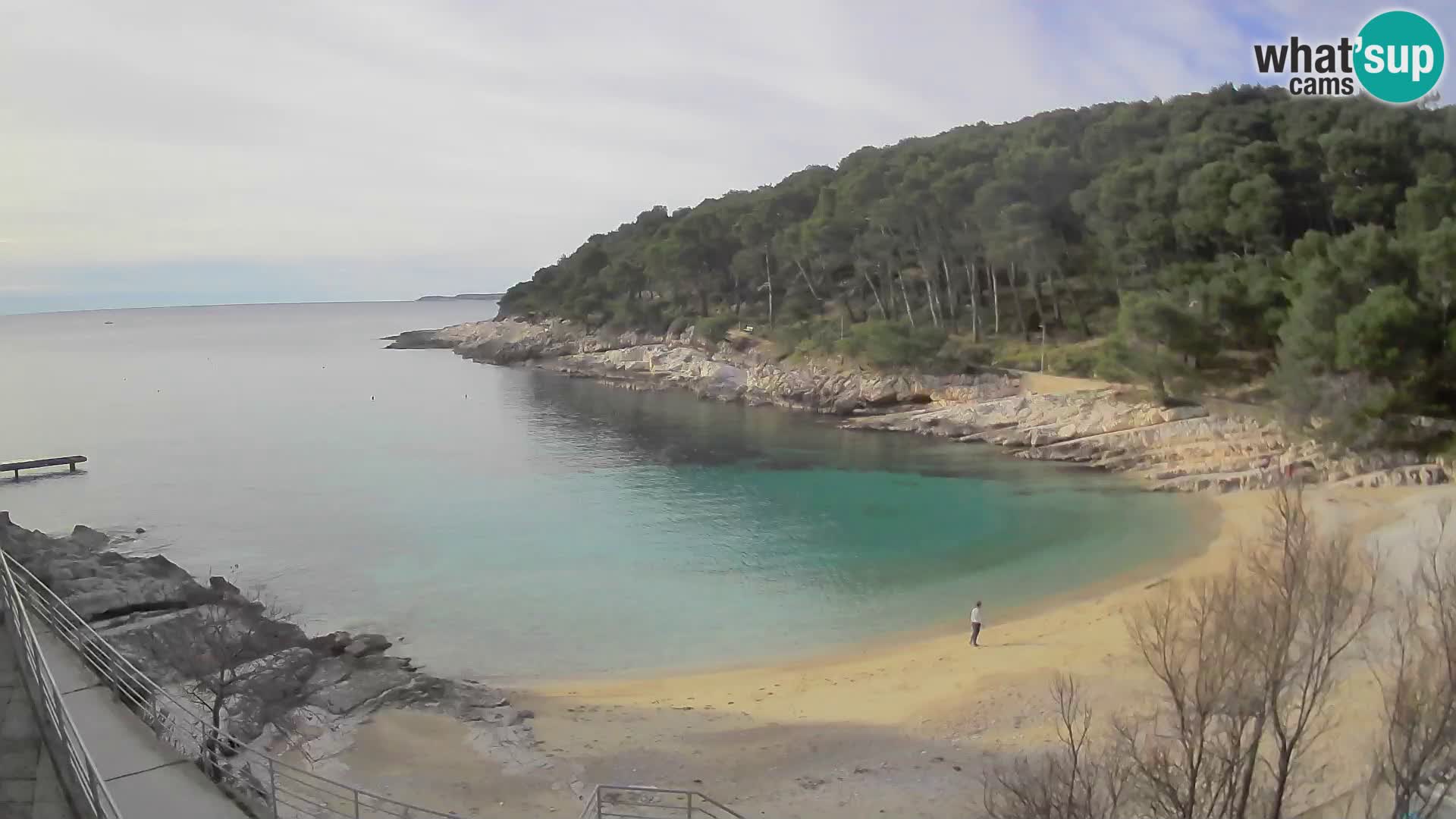 Webcam Mali Lošinj – Sunčana uvala beach – Veli Žal