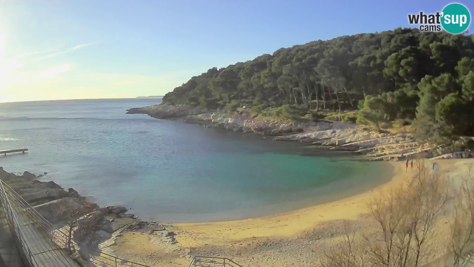 Webcam Mali Lošinj – spiaggia Sunčana uvala – Veli Žal