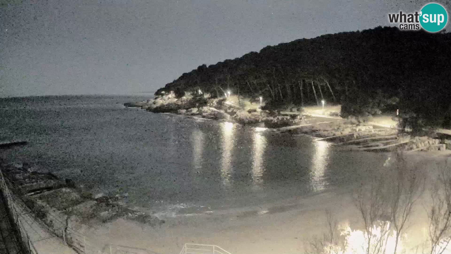 Webcam Mali Lošinj – plage Sunčana uvala – Veli Žal