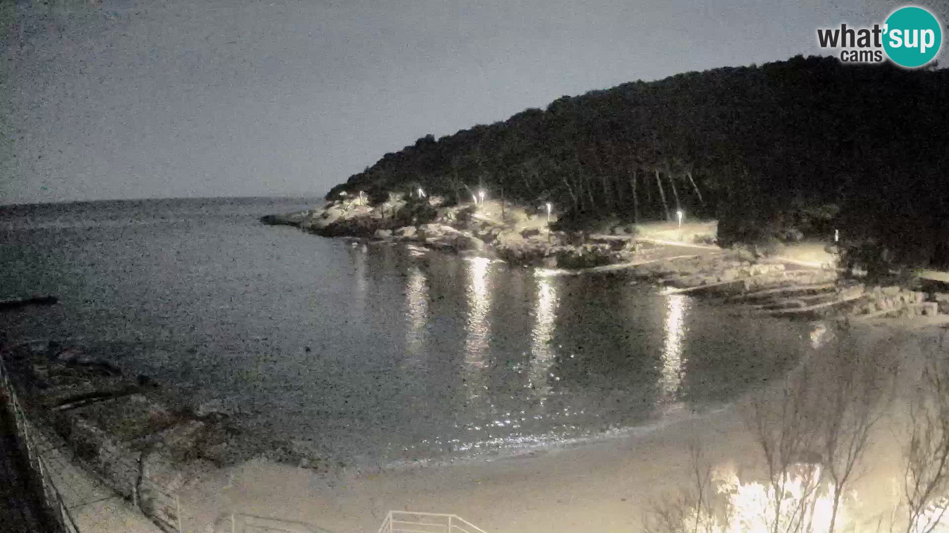 Webcam Mali Lošinj – plage Sunčana uvala – Veli Žal