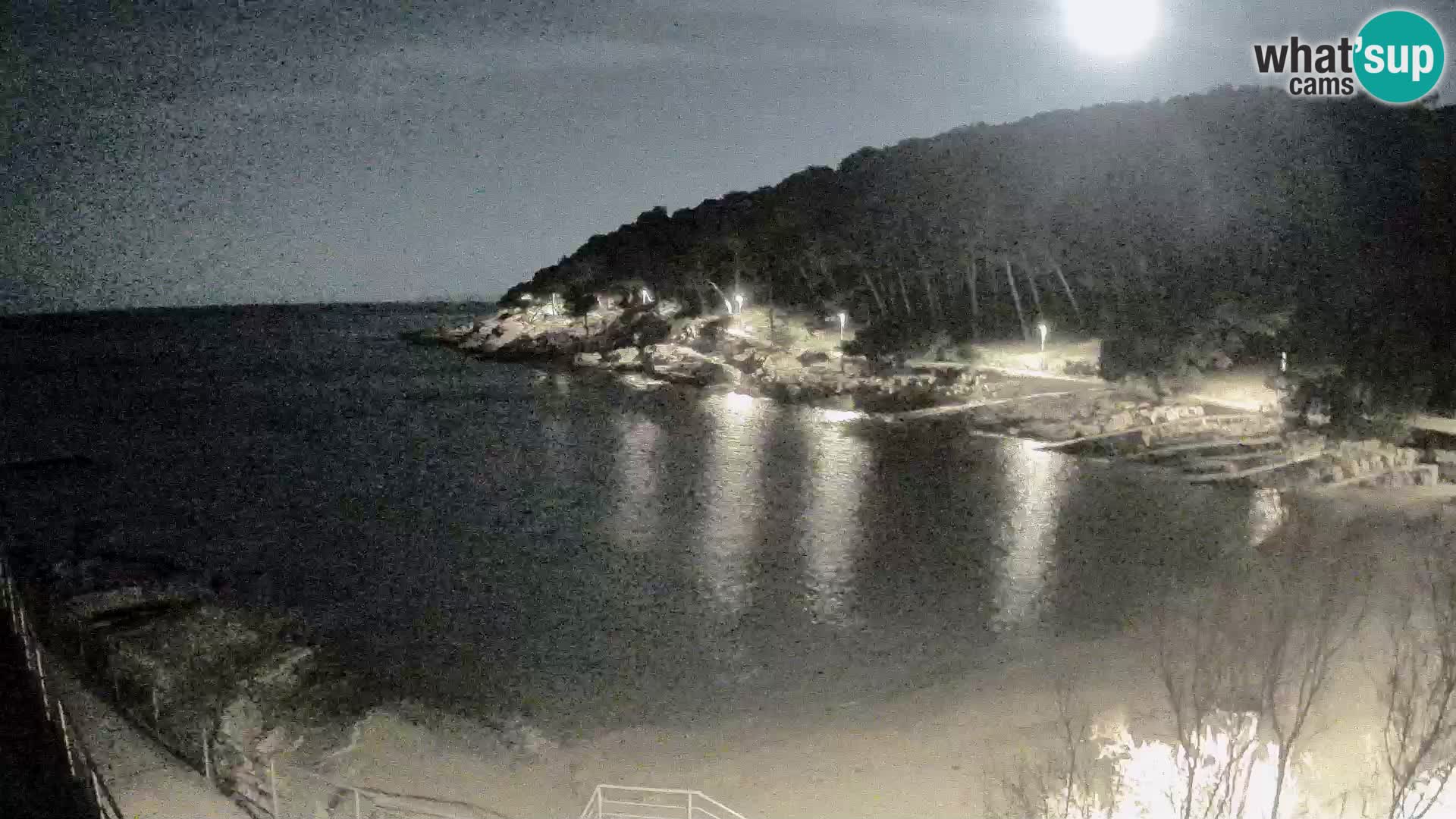 Webcam Mali Lošinj – plage Sunčana uvala – Veli Žal