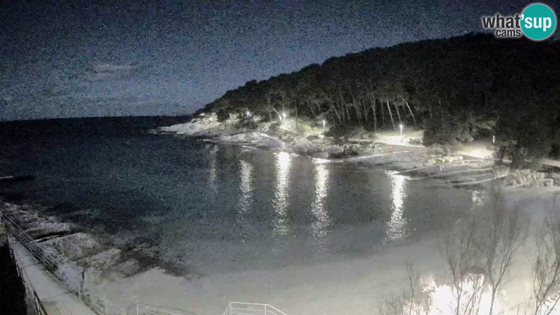 Webcam Mali Lošinj – playa Sunčana uvala – Veli Žal