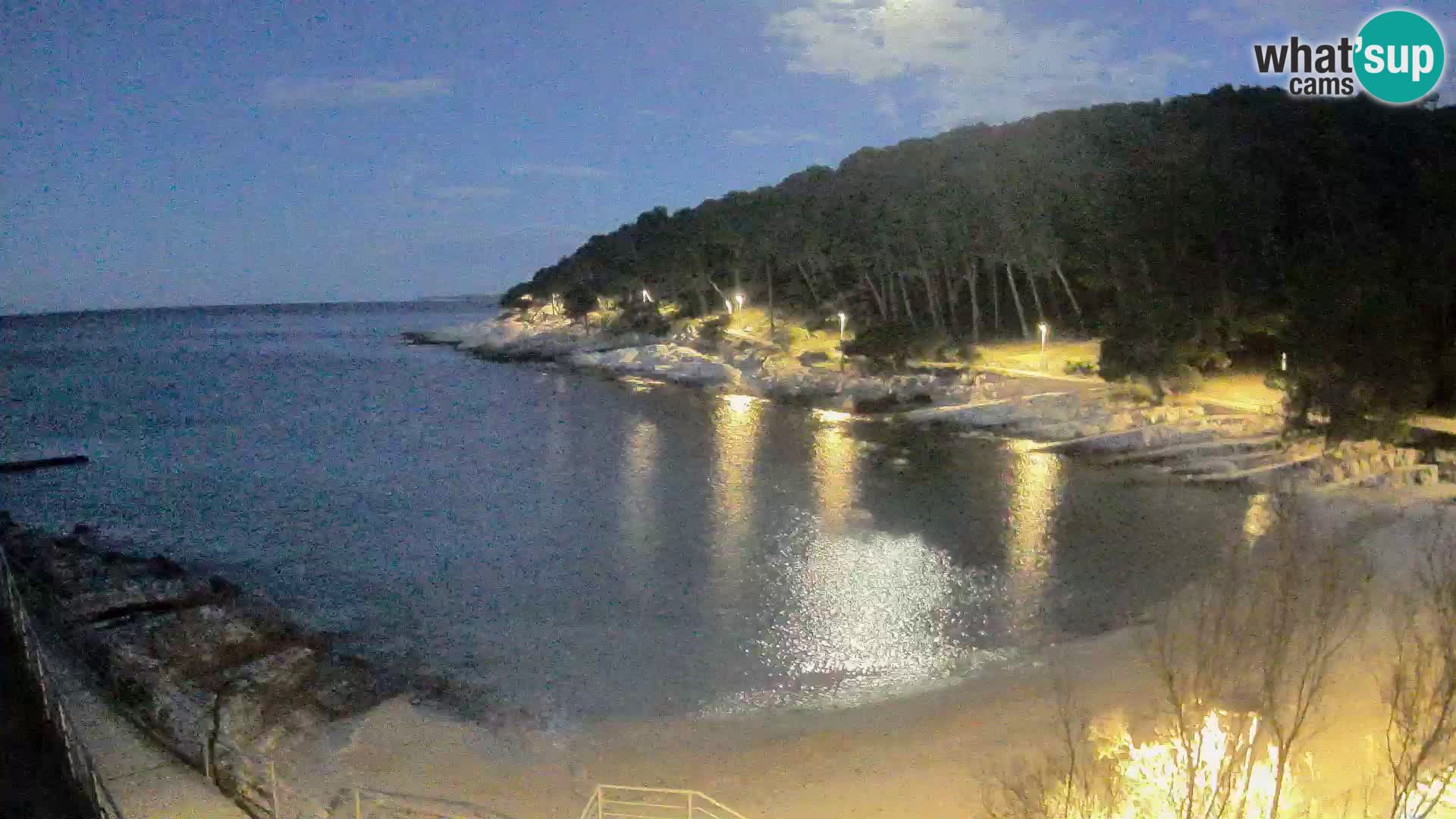 Webcam Mali Lošinj – Sunčana uvala beach – Veli Žal