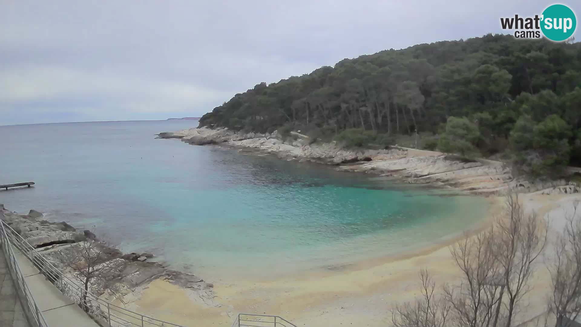 Webcam Mali Lošinj – Sunčana uvala beach – Veli Žal