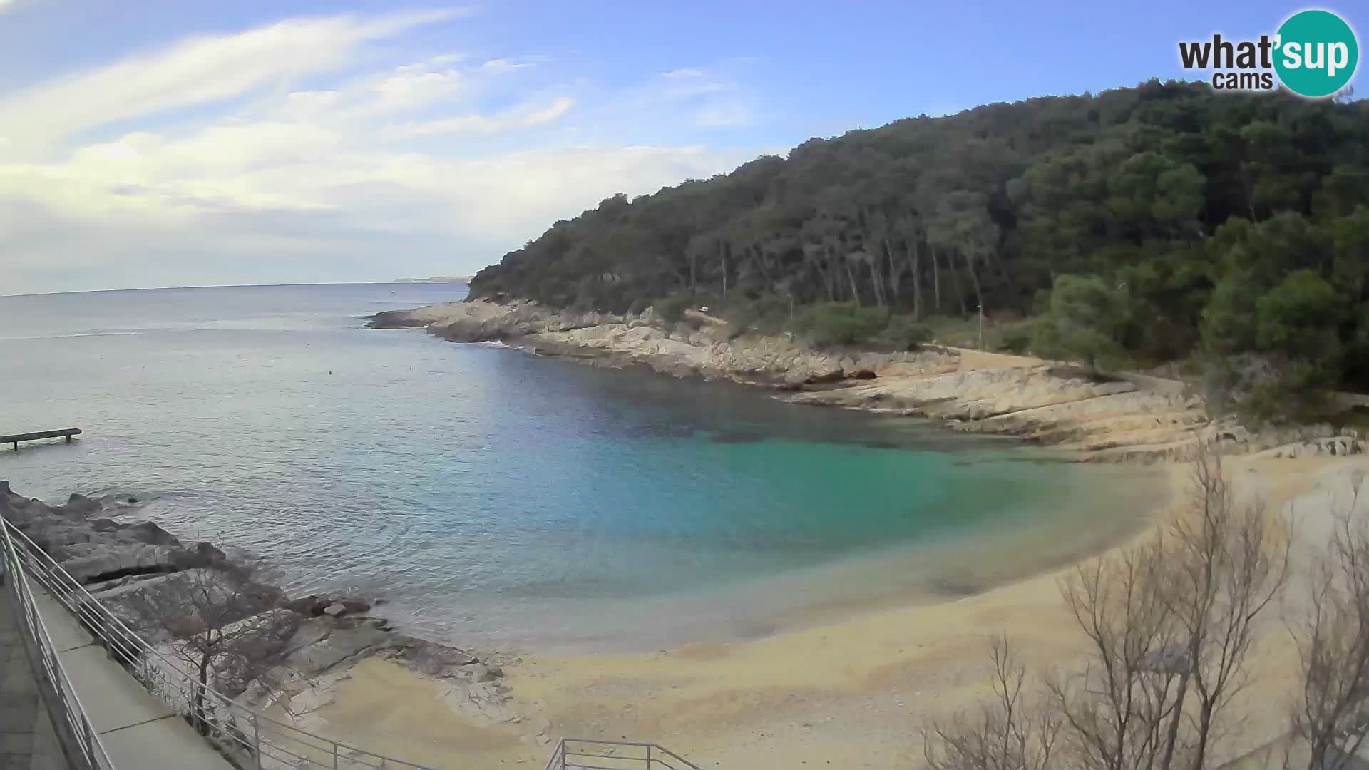 Webcam Mali Lošinj – Sunčana uvala beach – Veli Žal