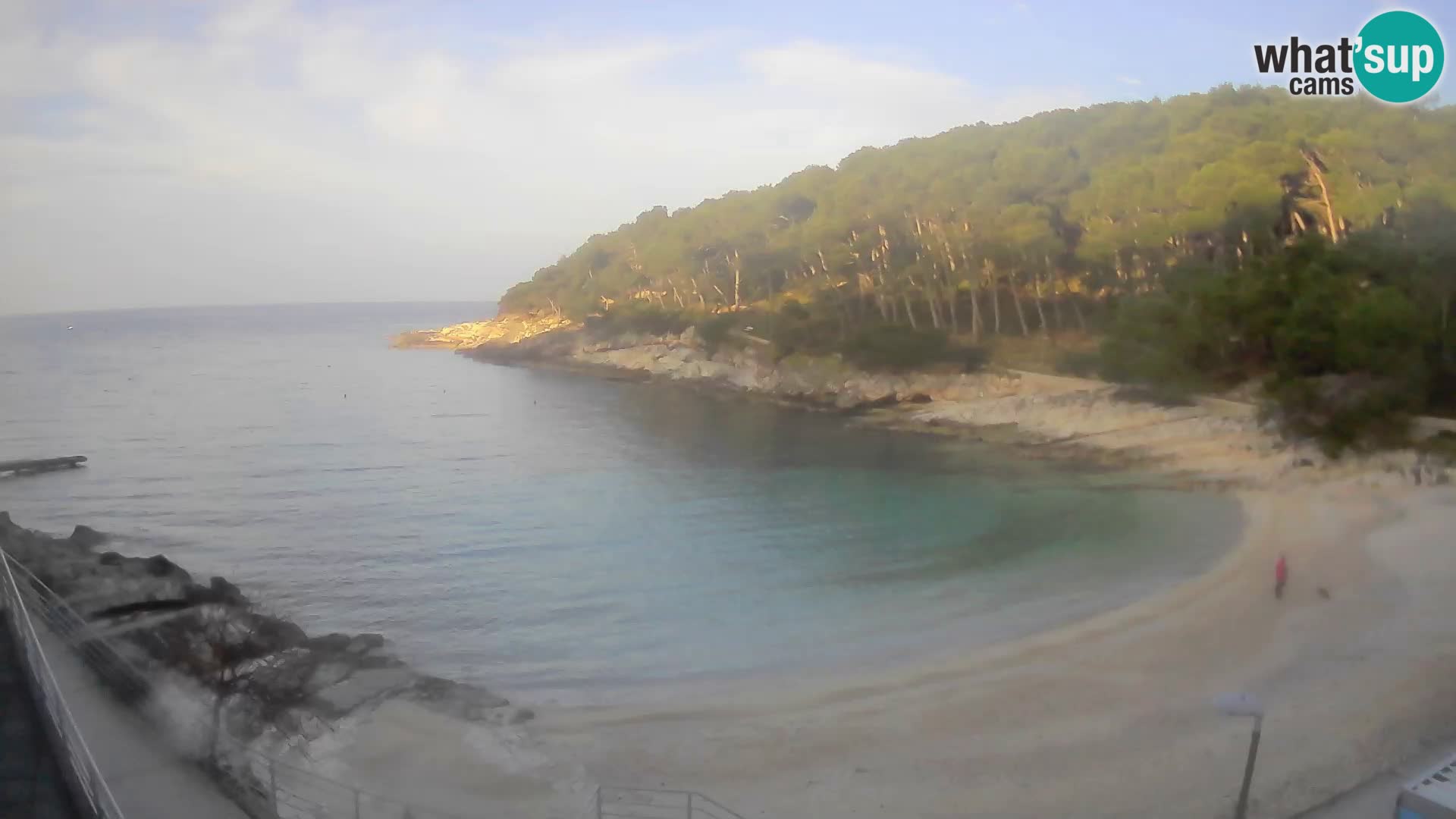 Spletna Kamera Mali Lošinj – plaža Sunčana uvala – Veli Žal