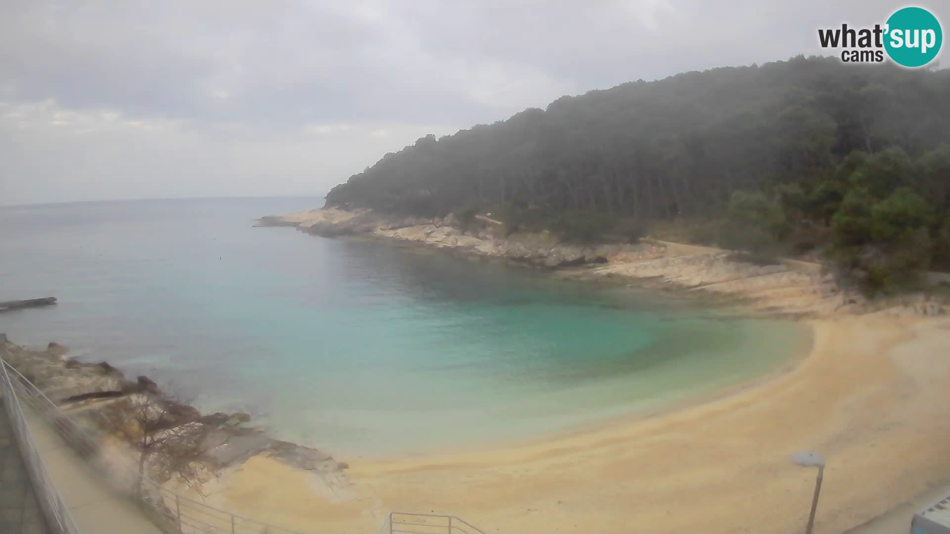 Webcam Mali Lošinj – spiaggia Sunčana uvala – Veli Žal