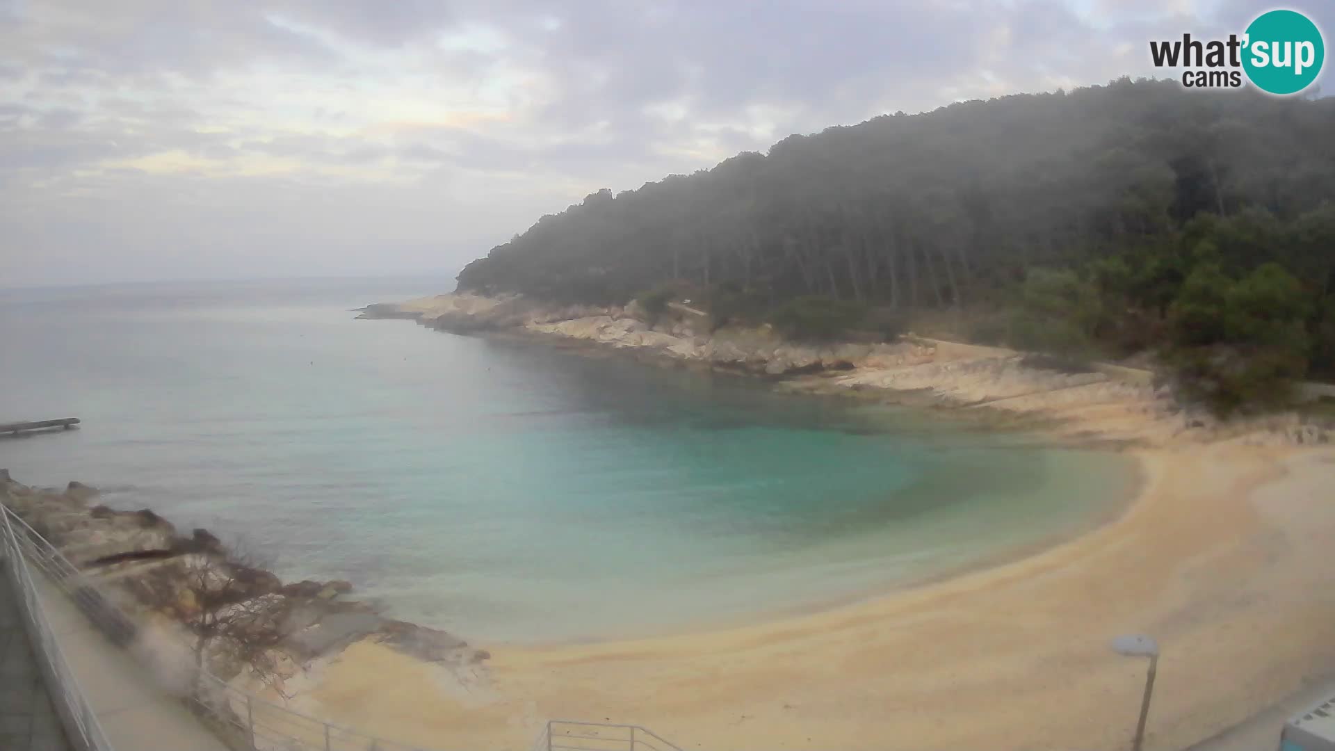 Webcam Mali Lošinj – plage Sunčana uvala – Veli Žal