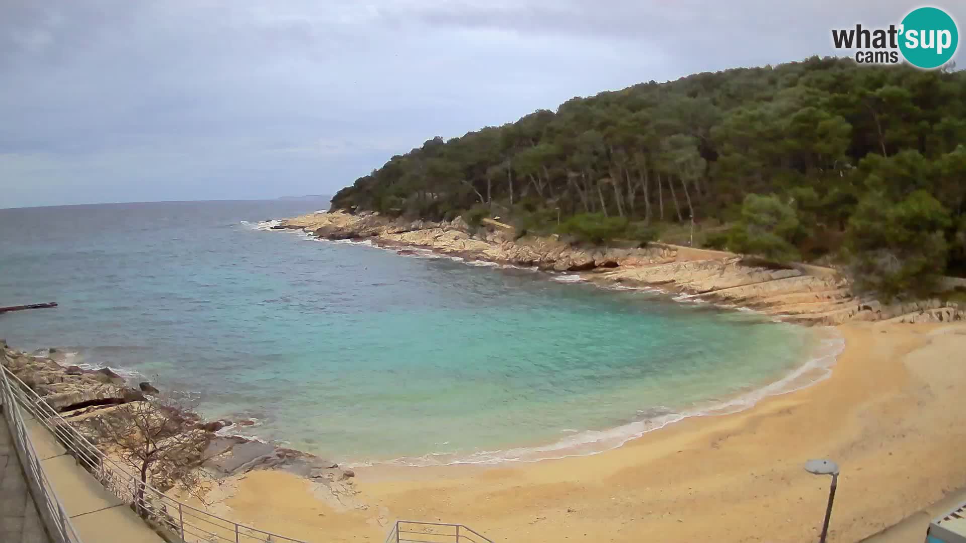 Spletna Kamera Mali Lošinj – plaža Sunčana uvala – Veli Žal