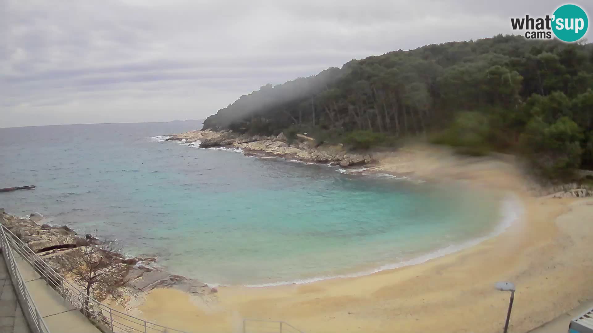 Webcam Mali Lošinj – Sunčana uvala beach – Veli Žal