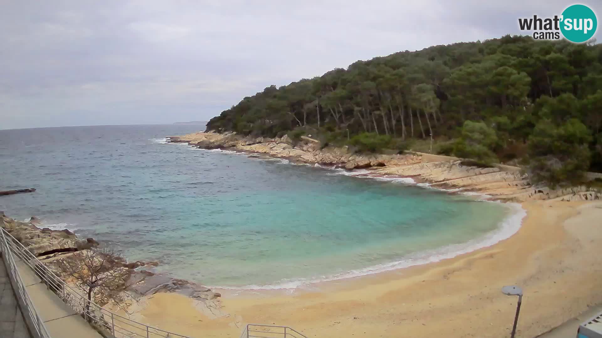 Webcam Mali Lošinj – plage Sunčana uvala – Veli Žal