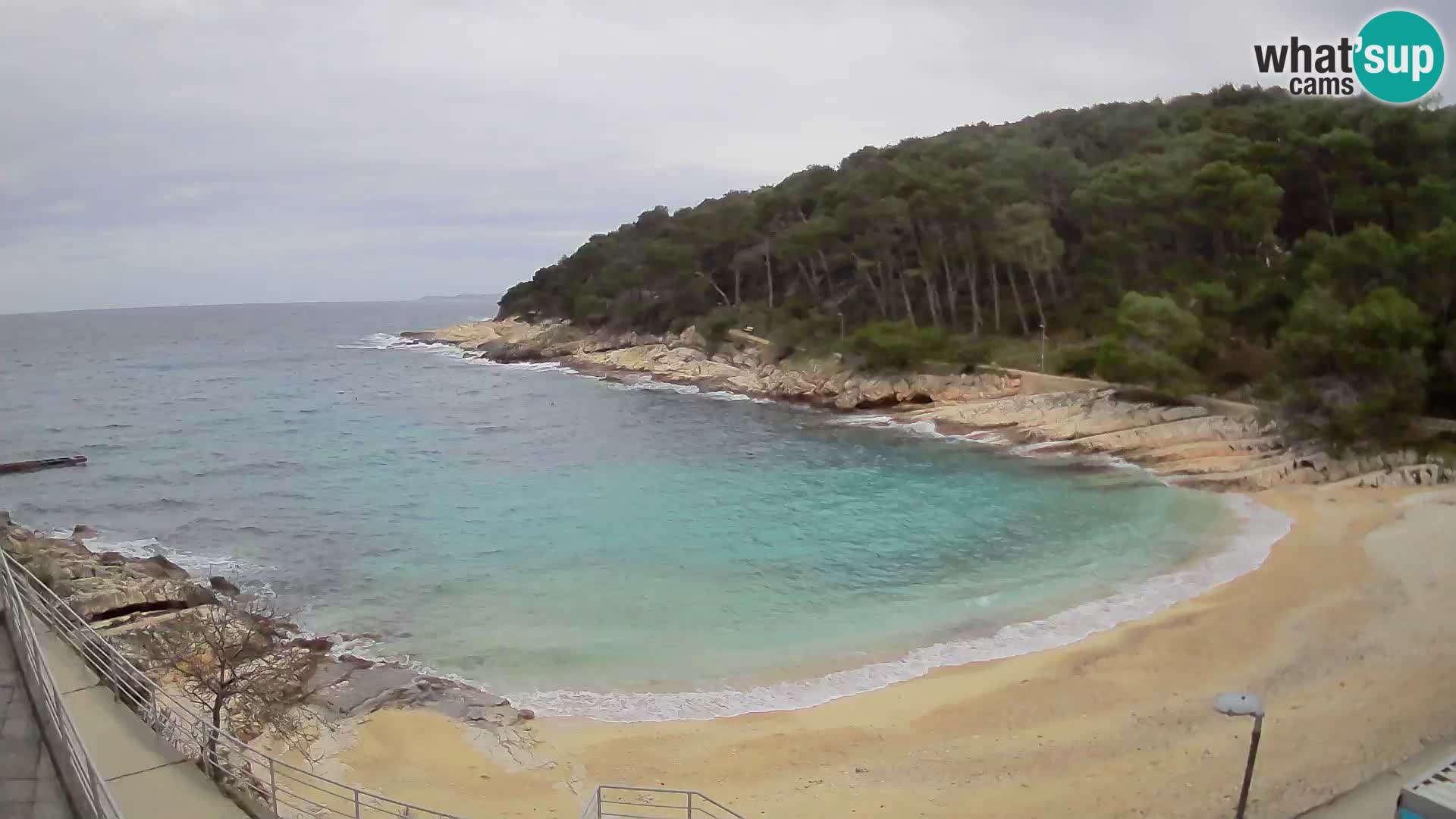 Webcam Mali Lošinj – Sunčana uvala beach – Veli Žal