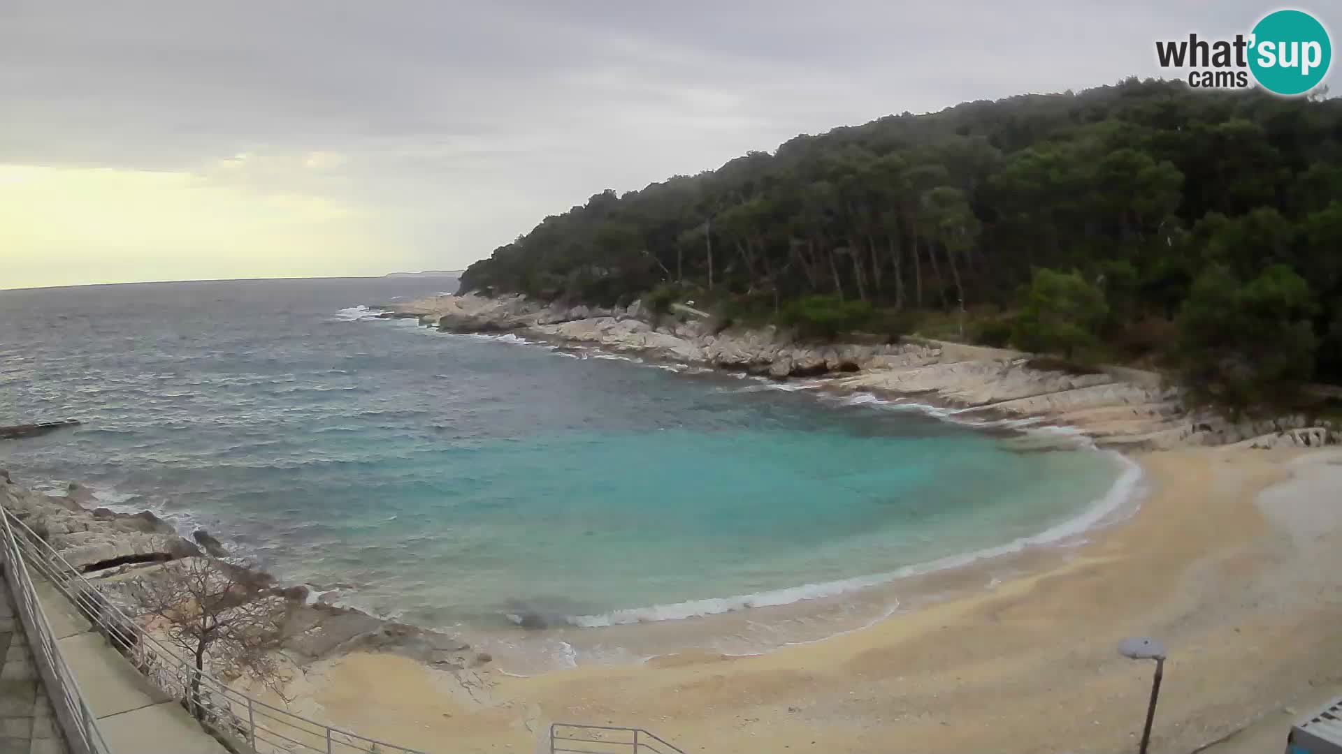 Spletna Kamera Mali Lošinj – plaža Sunčana uvala – Veli Žal