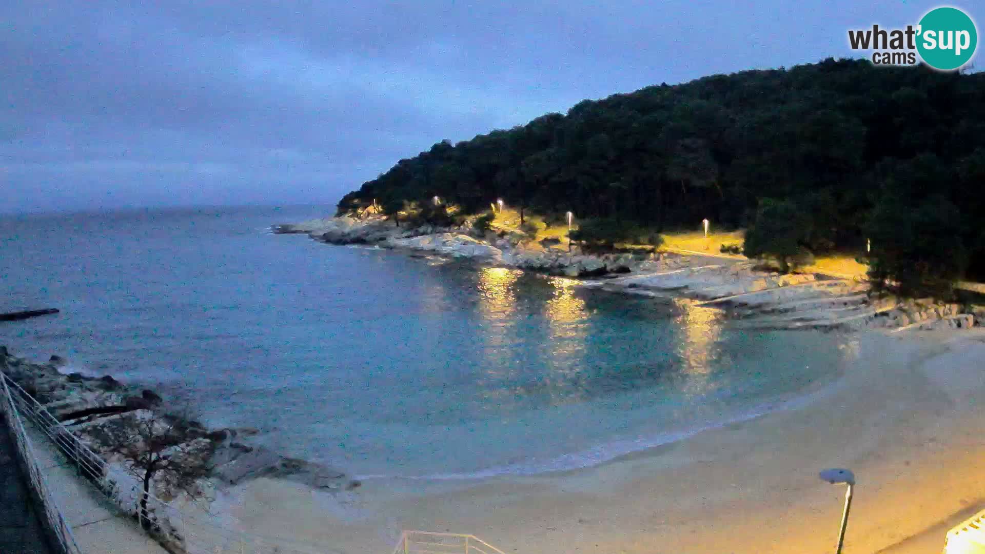 Webcam Mali Lošinj – spiaggia Sunčana uvala – Veli Žal