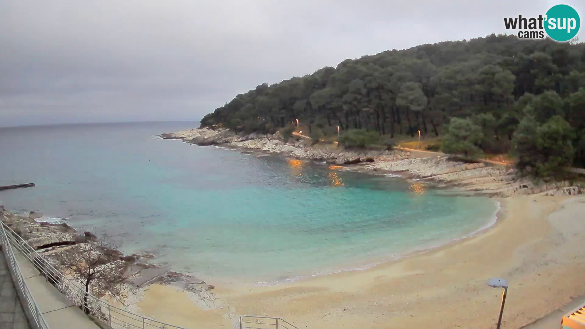 Webcam Mali Lošinj – spiaggia Sunčana uvala – Veli Žal