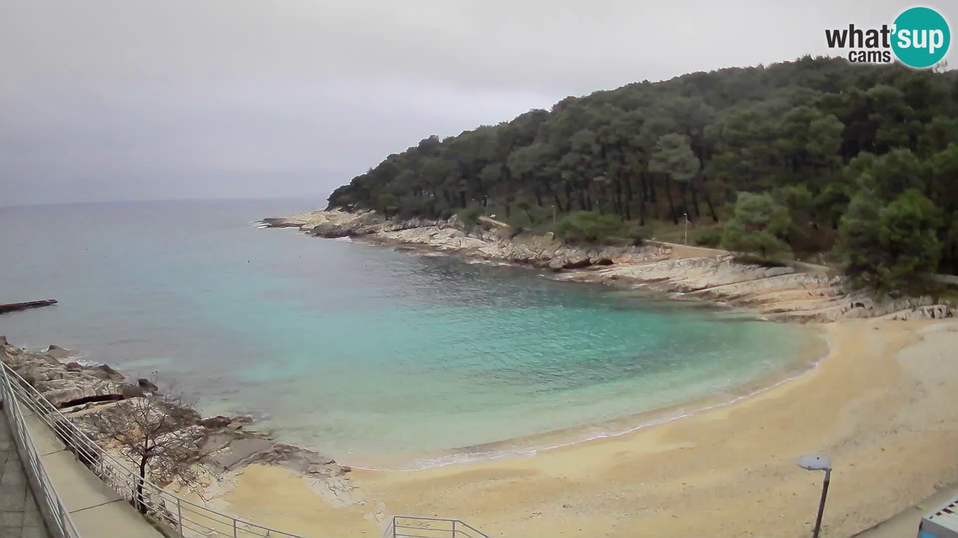 Webcam Mali Lošinj – Sunčana uvala beach – Veli Žal