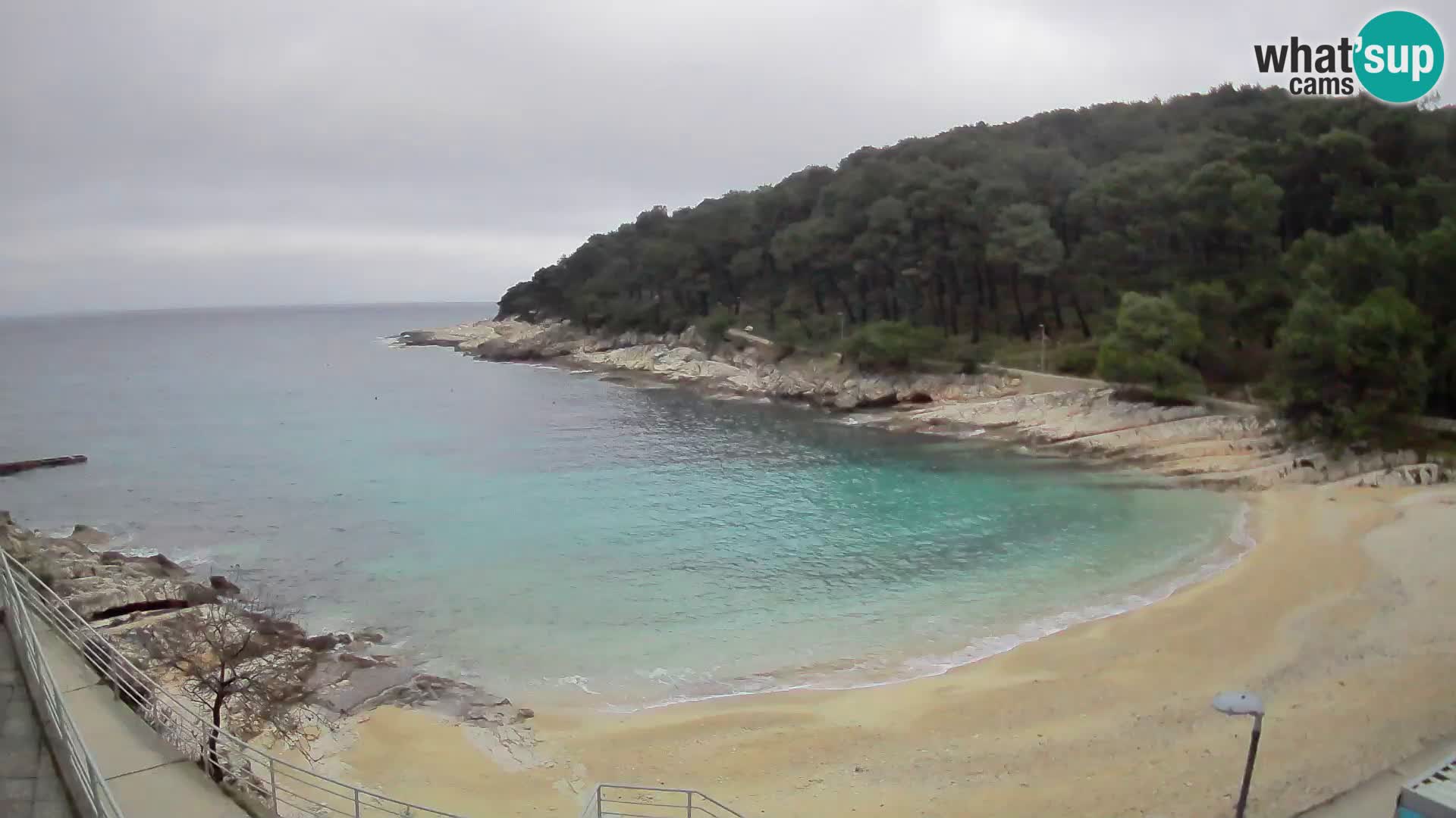 Webcam Mali Lošinj – spiaggia Sunčana uvala – Veli Žal