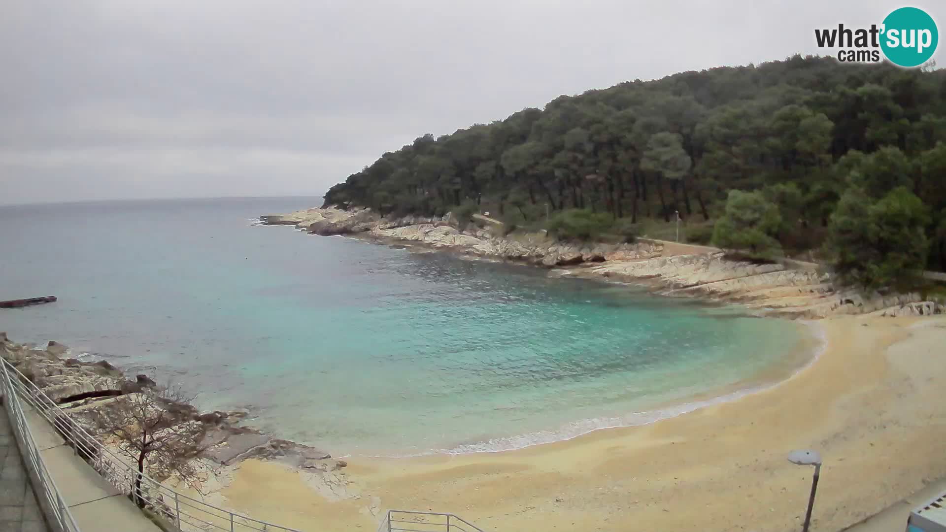 Webcam Mali Lošinj – spiaggia Sunčana uvala – Veli Žal