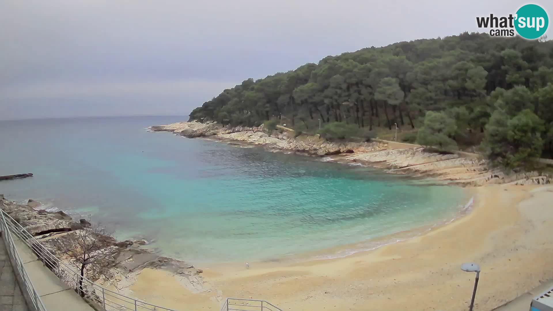 Spletna Kamera Mali Lošinj – plaža Sunčana uvala – Veli Žal