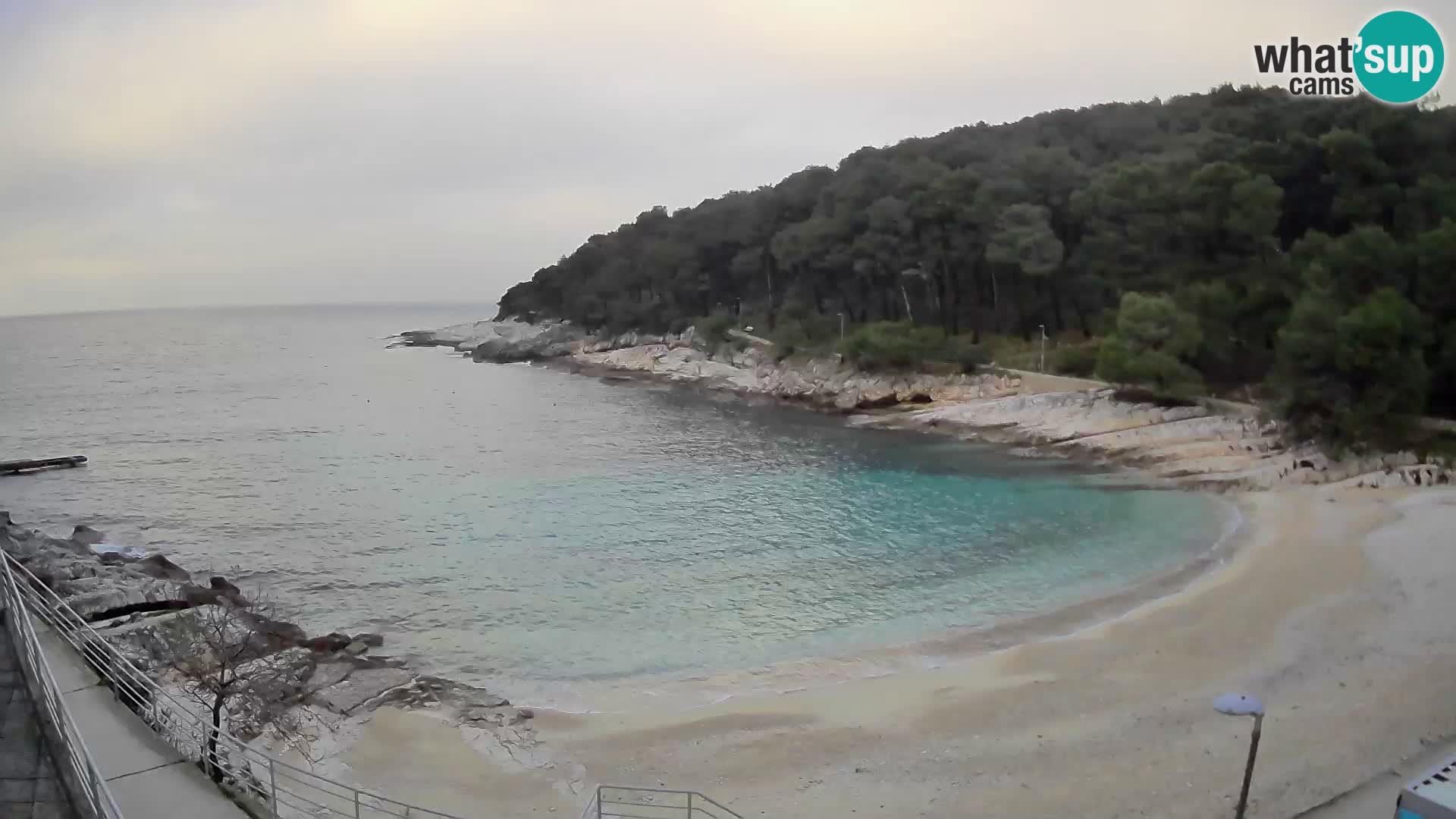 Webcam Mali Lošinj – plage Sunčana uvala – Veli Žal