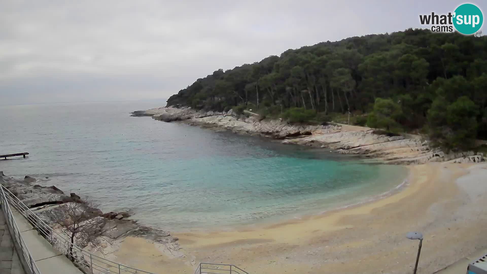 Webcam Mali Lošinj – Sunčana uvala Strand – Veli Žal