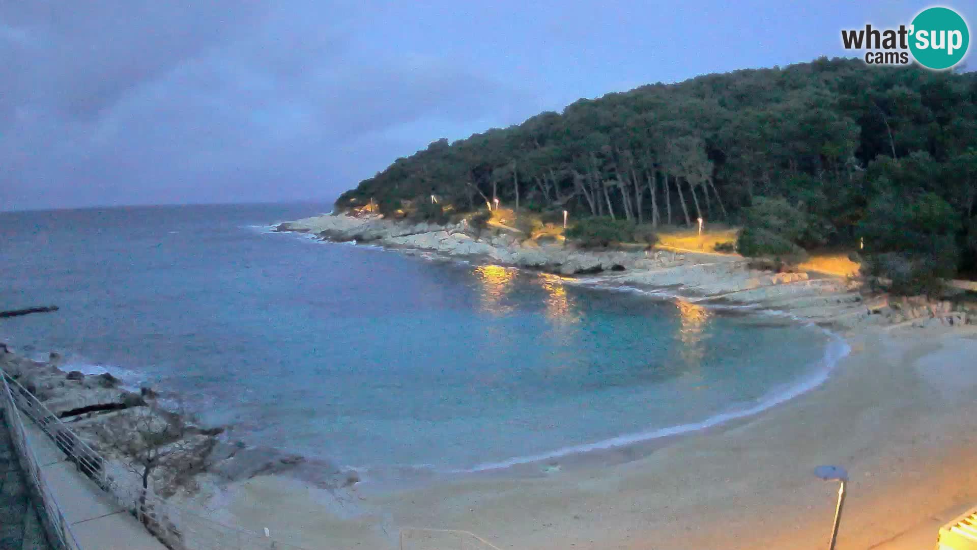 Webcam Mali Lošinj – plage Sunčana uvala – Veli Žal