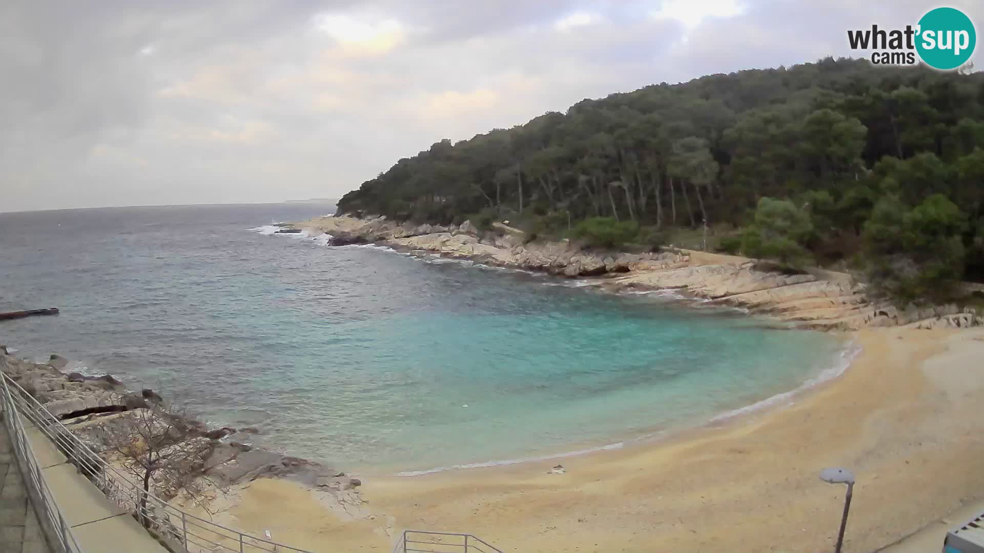 Spletna Kamera Mali Lošinj – plaža Sunčana uvala – Veli Žal