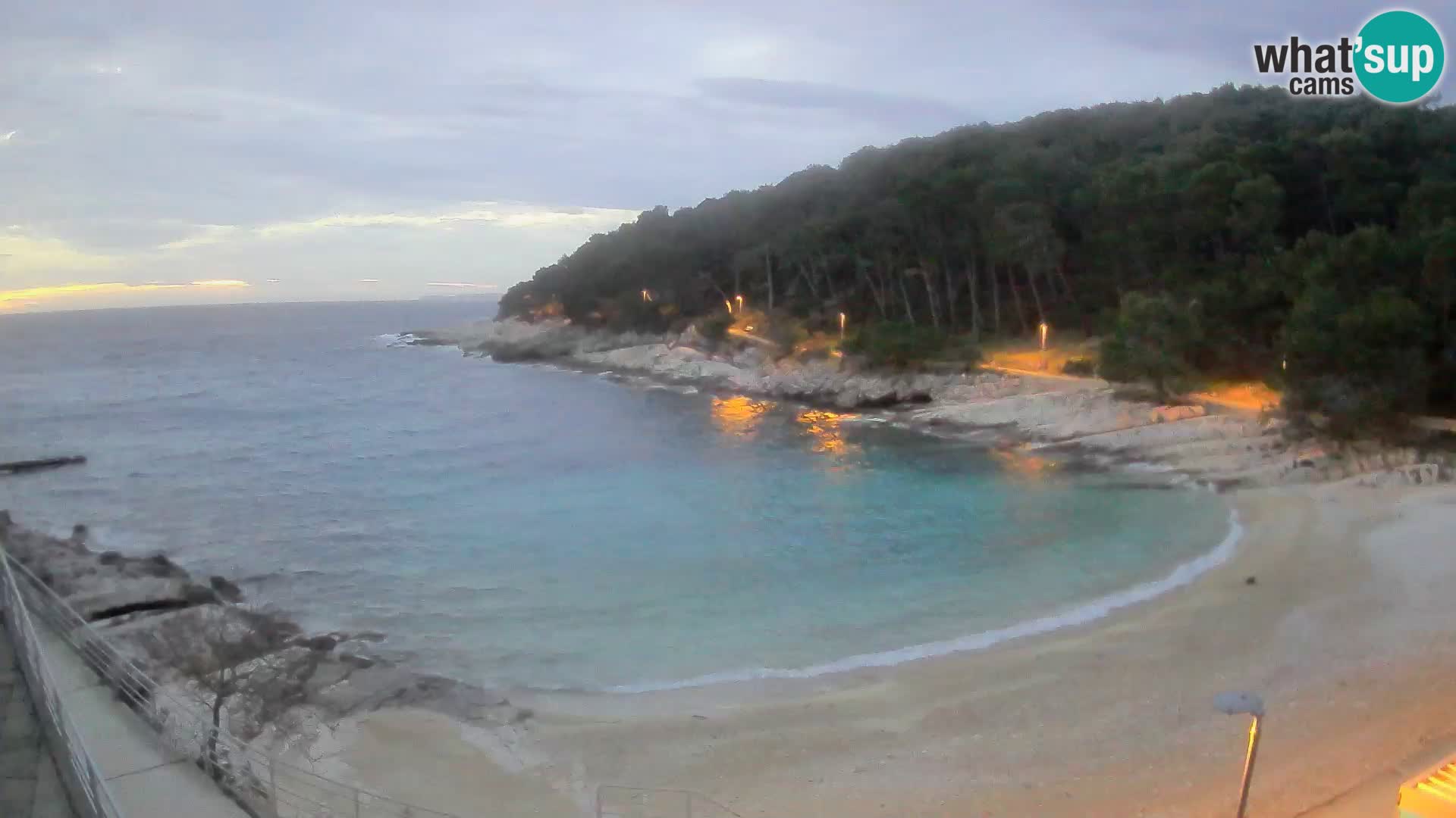 Webcam Mali Lošinj – Sunčana uvala Strand – Veli Žal