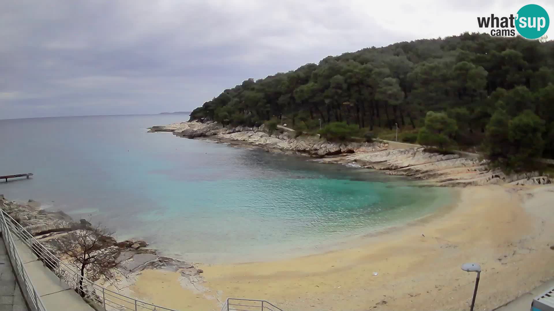 Webcam Mali Lošinj – plage Sunčana uvala – Veli Žal