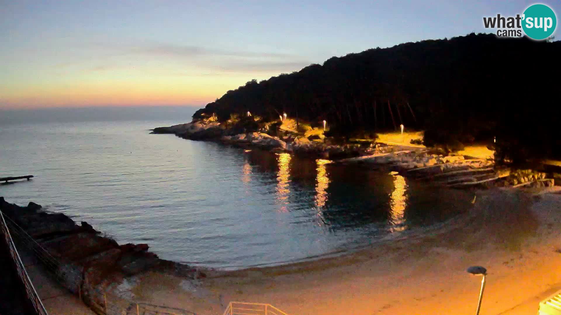 Webcam Mali Lošinj – spiaggia Sunčana uvala – Veli Žal