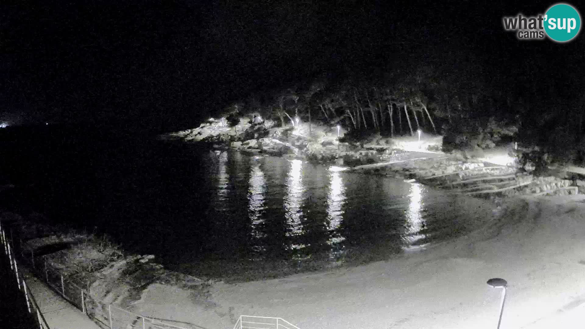 Webcam Mali Lošinj – playa Sunčana uvala – Veli Žal