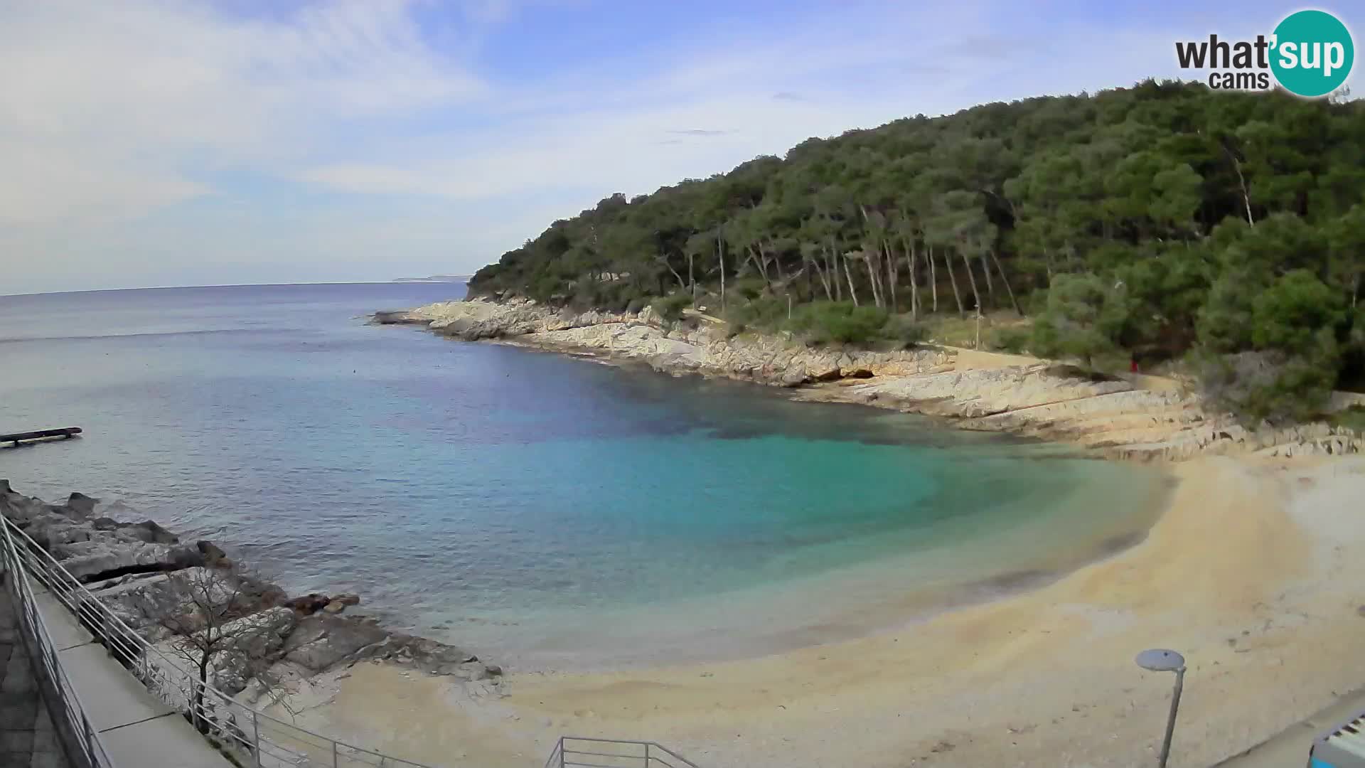 Webcam Mali Lošinj – Sunčana uvala beach – Veli Žal