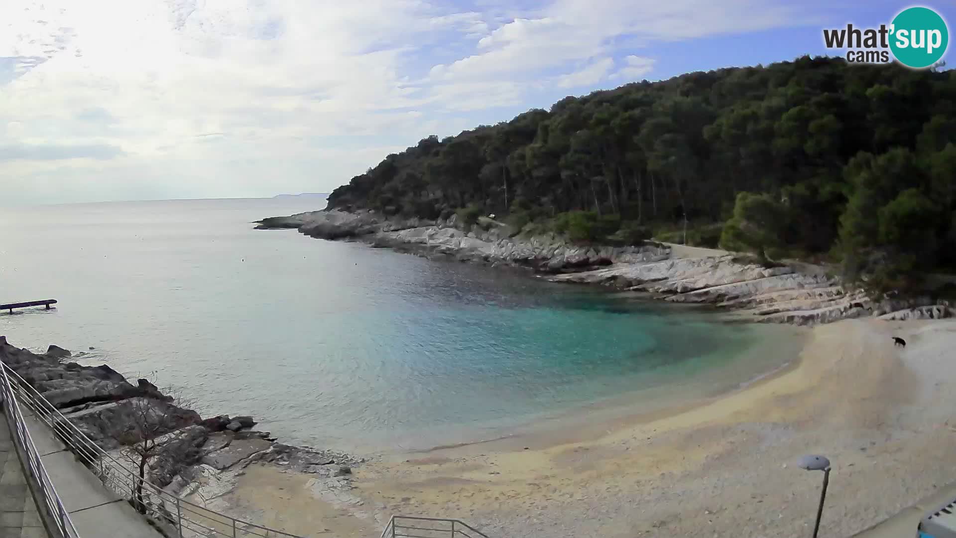 Webcam Mali Lošinj – spiaggia Sunčana uvala – Veli Žal