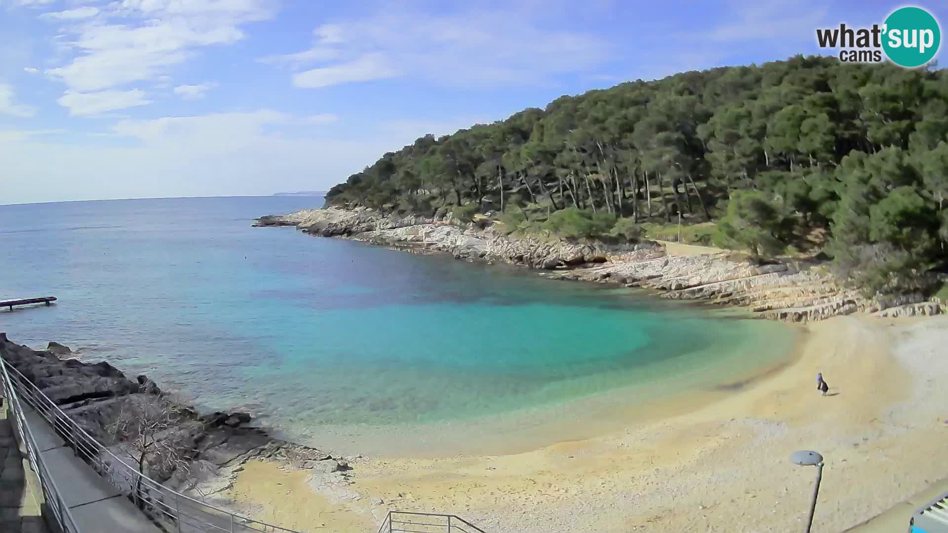 Webcam Mali Lošinj – spiaggia Sunčana uvala – Veli Žal