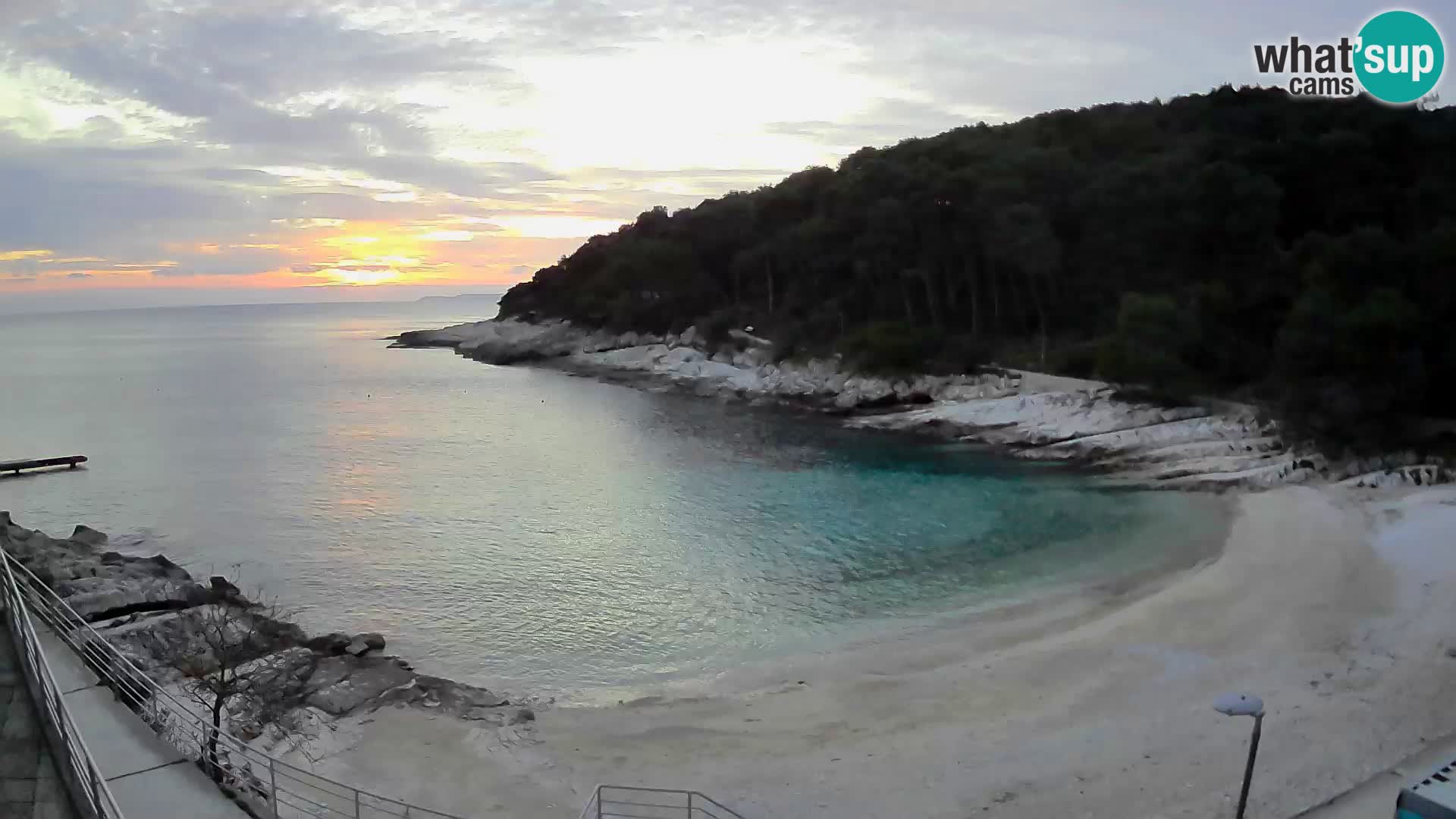 Spletna Kamera Mali Lošinj – plaža Sunčana uvala – Veli Žal