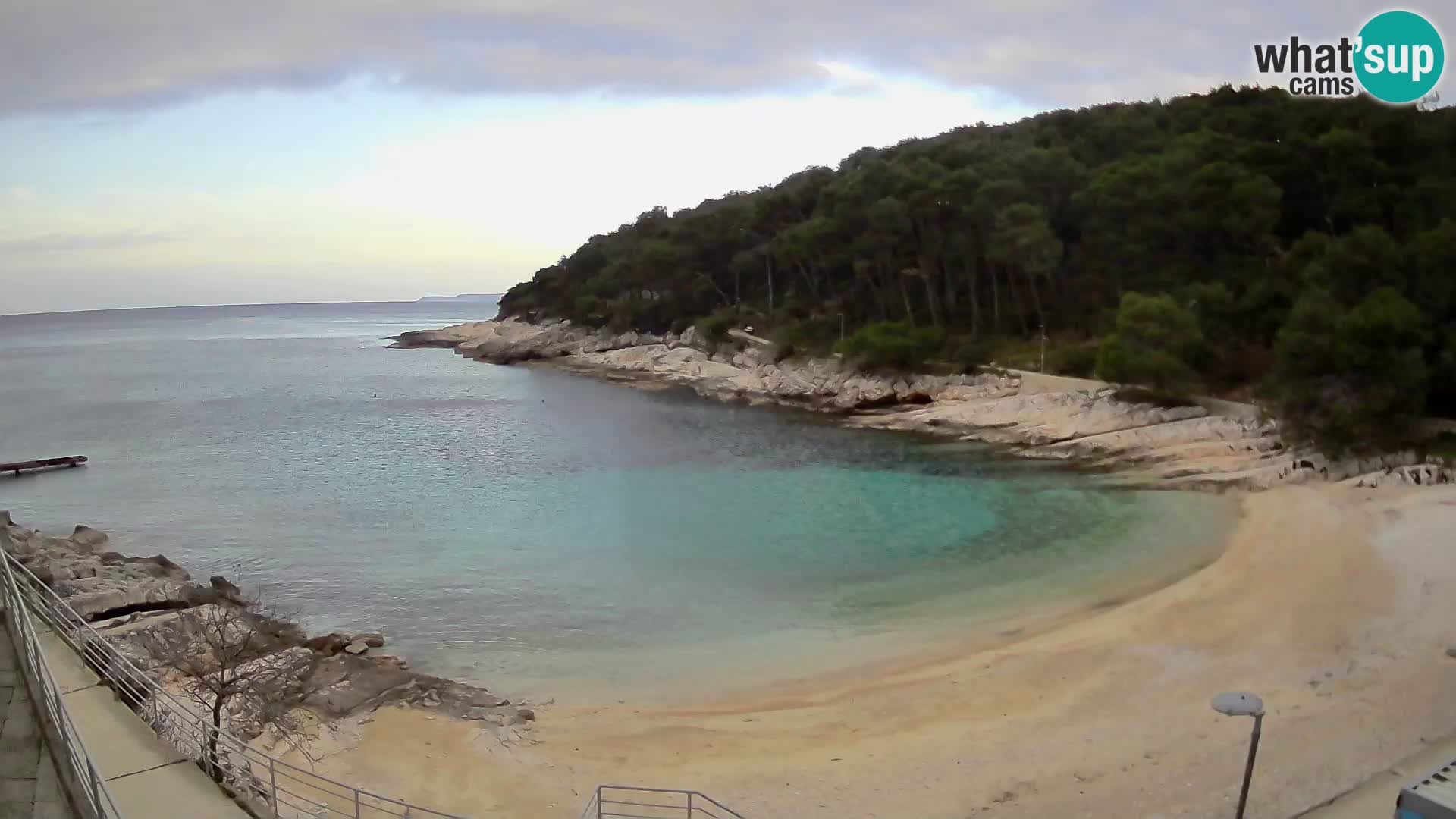 Webcam Mali Lošinj – Sunčana uvala beach – Veli Žal