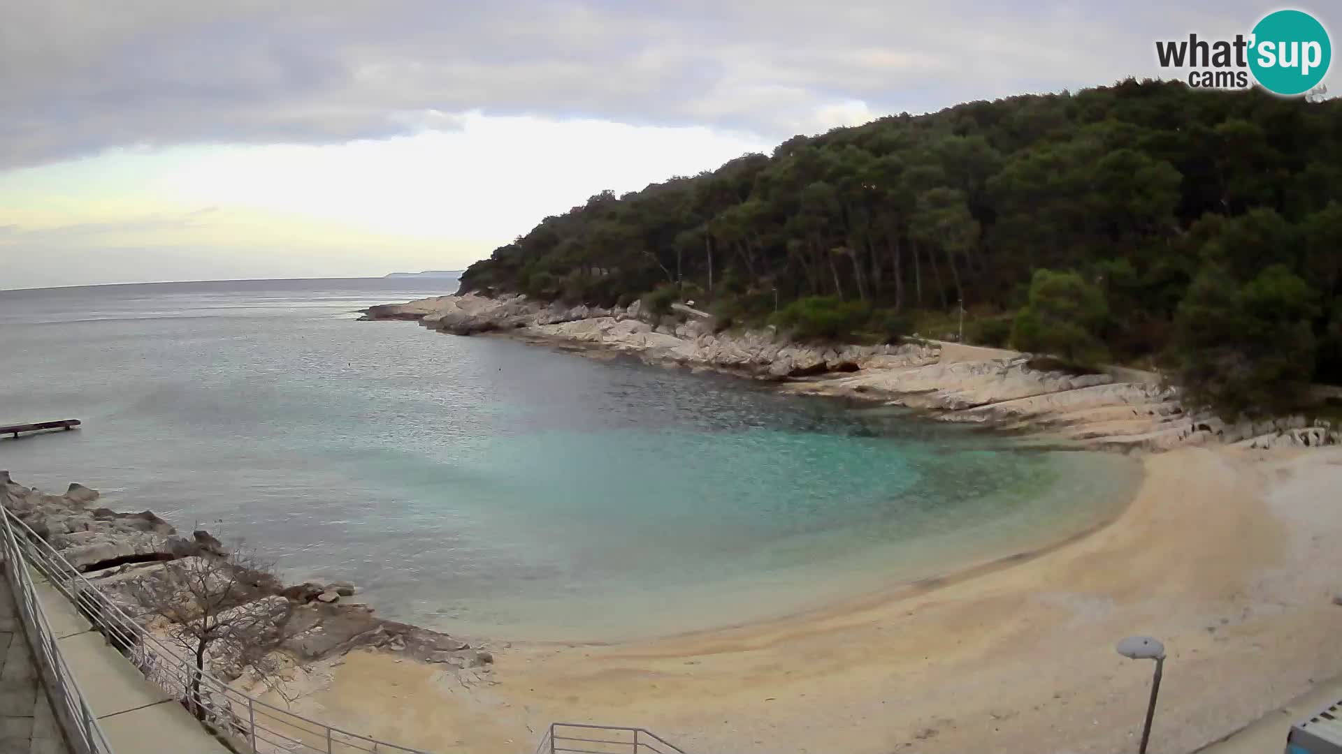 Webcam Mali Lošinj – Sunčana uvala beach – Veli Žal